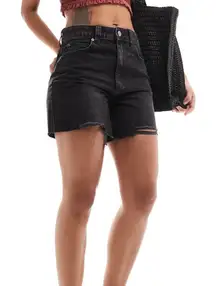 Asos Design Denim Dad Shorts Sz 6