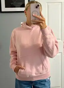 Aritzia TNA  Sweatfleece Pink Hoodie Sweatshirt