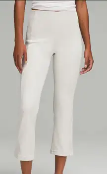 NWT Lululemon Ribbed Softstreme Zip-Leg HR Crop Pants