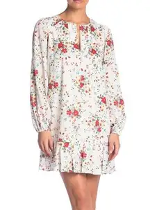 Parker Nola Floral Long Sleeve Shift Dress