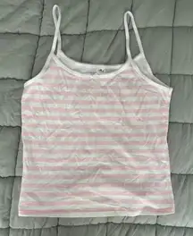 Victoria Secret x Frankies Bikini Pink Striped Tank Top