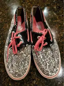 Ladies SPERRY Top Sider Shoes Sequin Size 8.5
