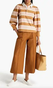 Veronica Beard Presto Rugby Tee in Rose/Teddy