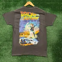 Back to the Future Marty McFly Movie Poster T-Shirt Size Medium
