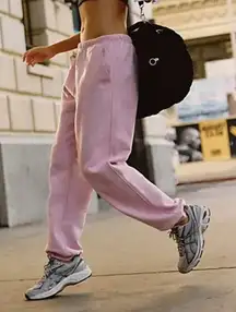 #26 NWT Free People For The Win Joggers in Candy Pink