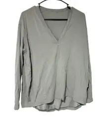 Lululemon Back In Action V-Neck Long-Sleeve Shirt Athletic