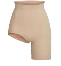 SKIMS  Solutions Shorts Right Leg High Slit Medium Beige Size L Butt Enhancing