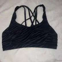 Lululemon free to be zebra bra