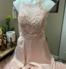 Crystal doll Formal fit and flare dress