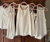 Lululemon Athletica bundle of White Tank Tops — bundle #26
