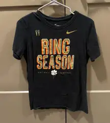 Clemson Tigers 2018 National Champions Ring Season T-Shirt medium