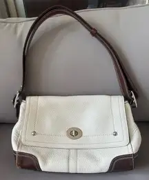 Coach Hamilton Pebbled Leather Shoulder Purse