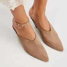 Free People Stellar Mules in Fadded Saddle Suede