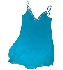 Jasmine & Ginger Women's Green Stretch Babydoll Chemise Nightie Fairy Core