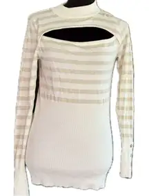 Guess women’s medium mock neck, Y2K long sleeve sweater