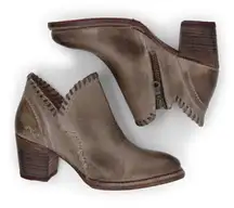 NWT Bed Stu Taupe Brown Ankle Booties Boots