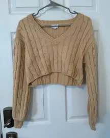 Cropped Sweater 