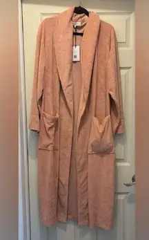 WeWoreWhat Blush Pink Terry Robe