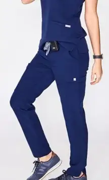 FIGS scrubs navy blue technical collection pants