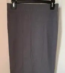 Gray Body Con Pencil Skirt 
