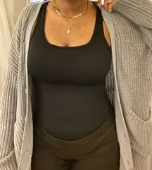 AERIE Grey Knitted Cardigan