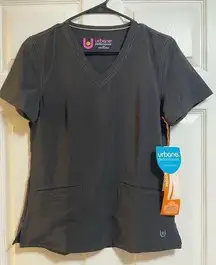 Urbane Performance Women’s Nurse Scrub Top Black NWT Size XSM