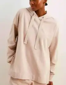 Aerie Hoodie Womens Small Tan Cream Sunwashed‎ Desert Knit Sweater Oversized