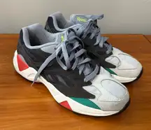 Reebok Aztrek 96 Black Grey Green Colorblock Retro Chunky Sneaker Classic DV9767