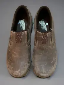 Red Wing Shoes‎ Womens Slip On Clogs Leather Comfort Shoes Size 5 B Brown