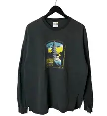 Vintage Russian River Tasty Adult Beverage T Shirt Forest Double Sided