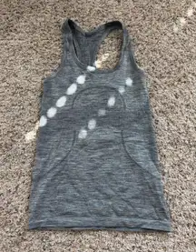 Grey Swiftly Lululemon Tech Racerback Heathered 6