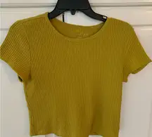 American‎ Eagle cropped tee size m