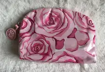 Nick Nora Pink Rose Makeup Bag Coquette Y2K Floral Cosmetic Pouch Girly Y2K