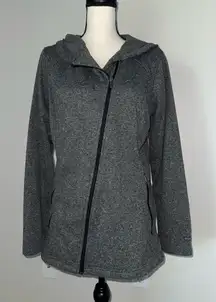 Columbia Women’s fitted Grey Arhletic Zip up hoodie jacket size Large‎ Fall