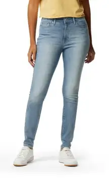 Levi Strauss Signature Women's High Rise Slim Blue Jeans Size 2