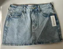 Mini Denim Skirt