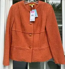 Sigrid Olsen Autumn Wool Blazer Size 8 New $229