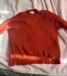 Orange sweater 