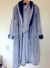 Grey Superminky Soft Fuzzy Sleep Robe