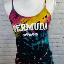 Bermuda Tie Dye Tank Top-S/M