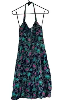 Marc Jacobs Floral Halter Midi Dress - Size: 4