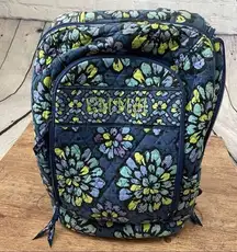Vera Bradley Floral Quilted Blue Backpack