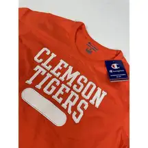 Clemson Champion Short‎ Sleeve Shirt Orange Tigers NEW Medium M Embroidered NWT