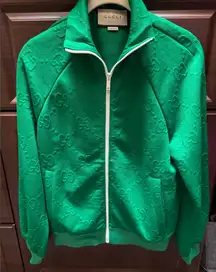 Authentic GG Gucci Emerald Green Jacket