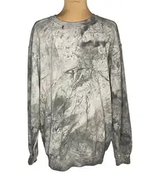 Hazel & Hunt Gray Crew Neck Sweatshirt Size Large