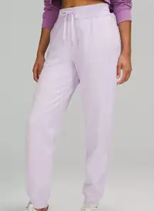 Lululemon Lavender Scuba High Rise French Terry Jogger  