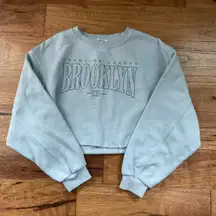 Crewneck Cropped Nyc Brooklyn