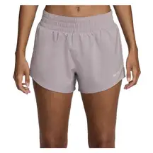 Nike One Women's Size XL‎ Dri-FIT Mid-Rise 3" Brief-Lined Shorts DX6010-019 NWT