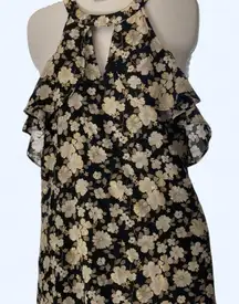 Black, White and Gold Floral Mini Top S Candies