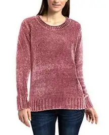 Orvis Dusty Pink Crewneck Chenille Sweater